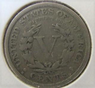 1912-S Liberty Nickel-Fine Rare