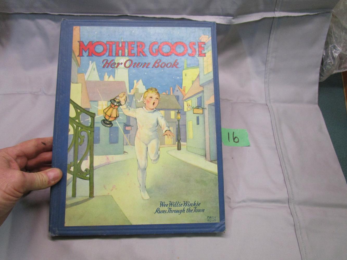 1931 Mother Goose Book, Mary Royt Illust. Nursery Rhymes