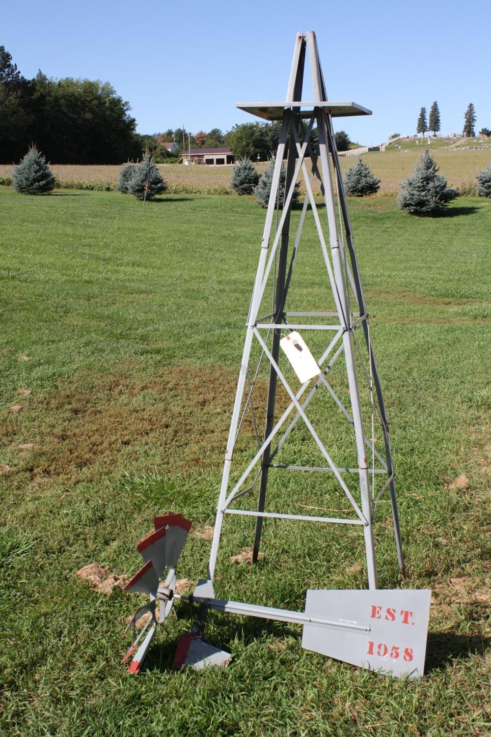 Vintage Yard Windmill