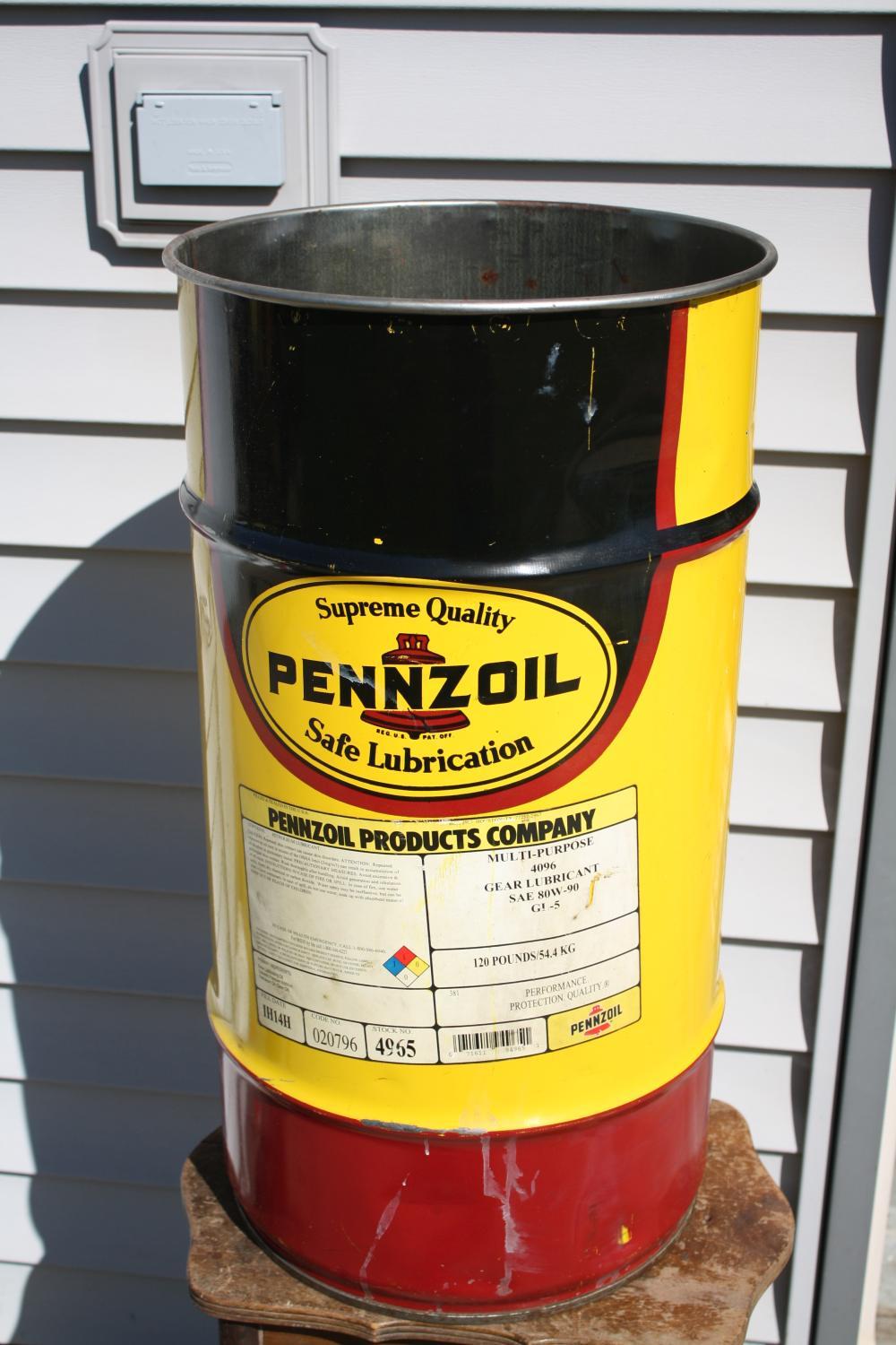 Pennzoil Lubricant Can