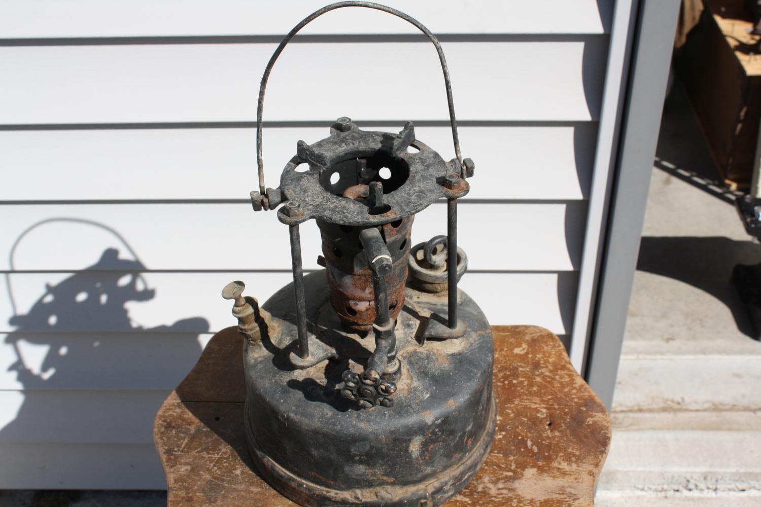 Antique Lead Melting Stove