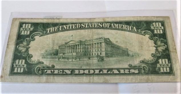 1934 $10 Silver Certificate