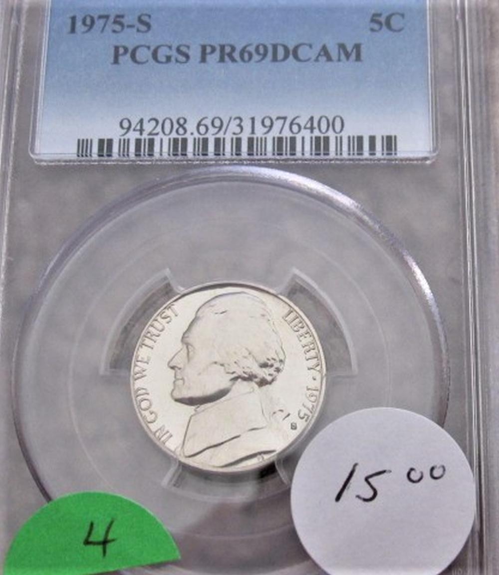 1975-S PR69 DCAM Jefferson Nickel