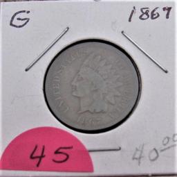 1867 Indian Head Cent