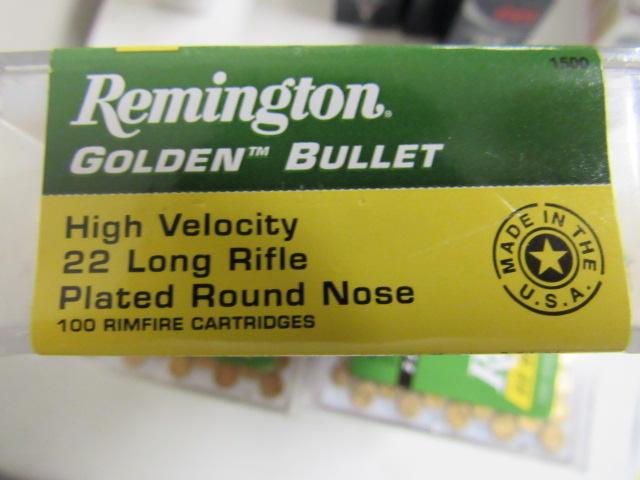 (9) boxes  Remington 22 LR Plated Long Nose bullets