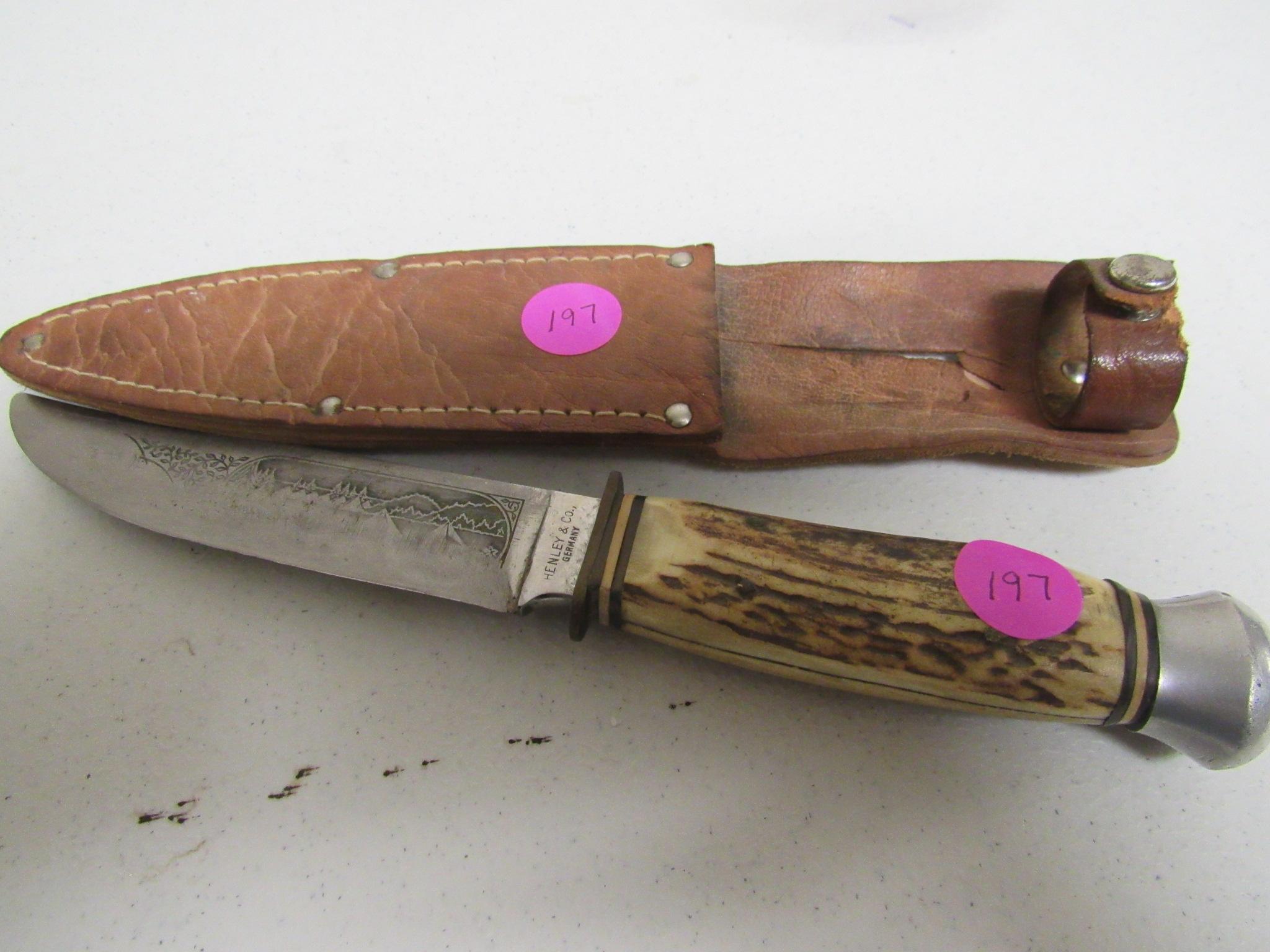 Henley and Co (Germany) Knife and Sheath