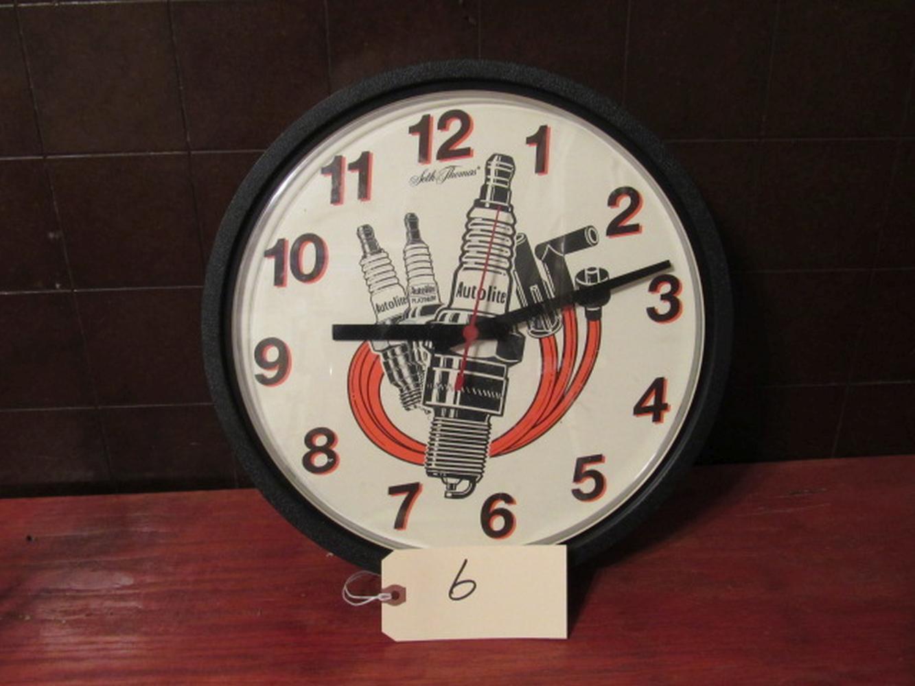 Autolite Spark Plug Clock