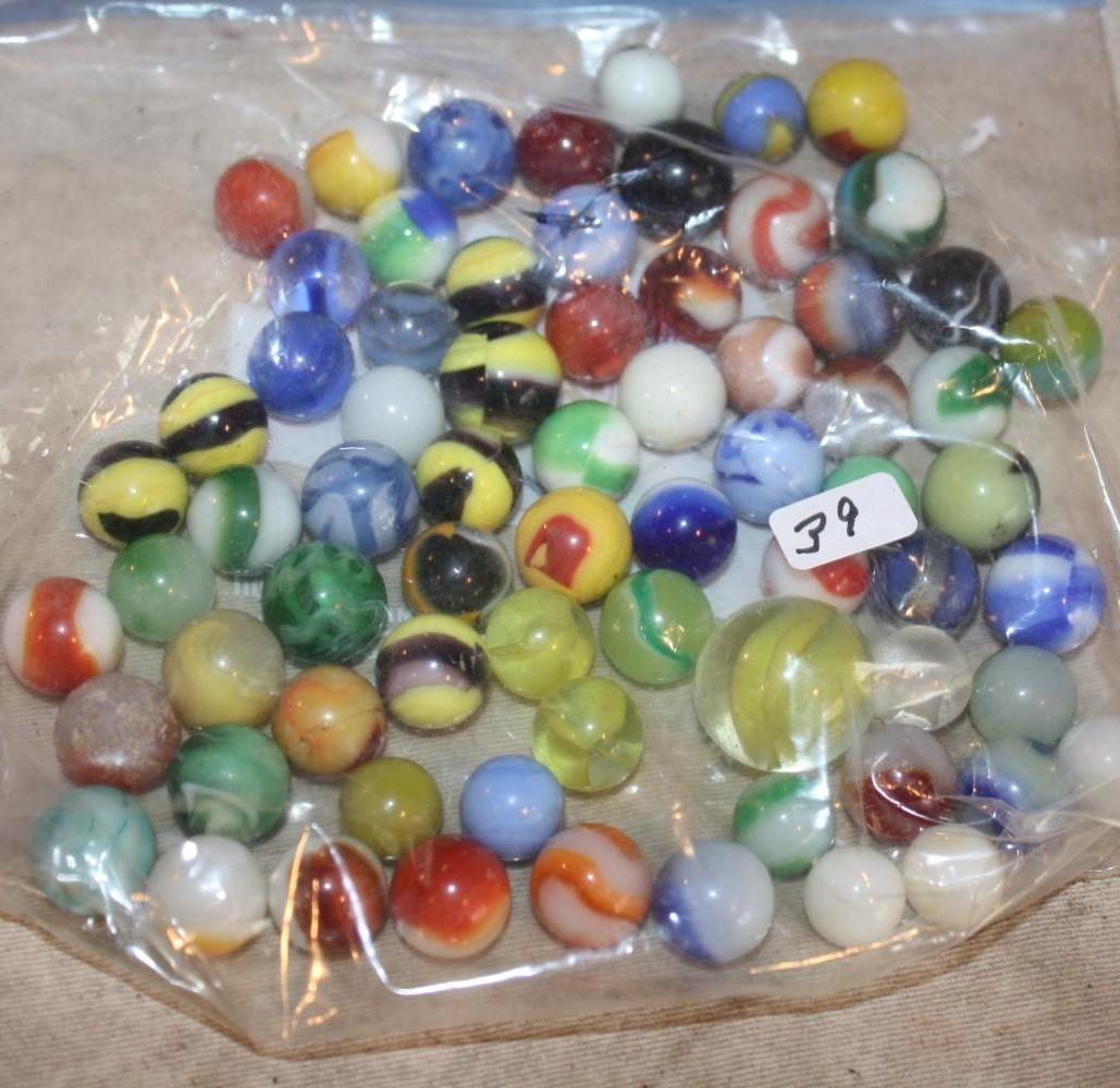 Lot of Antique and Vintage Marbles