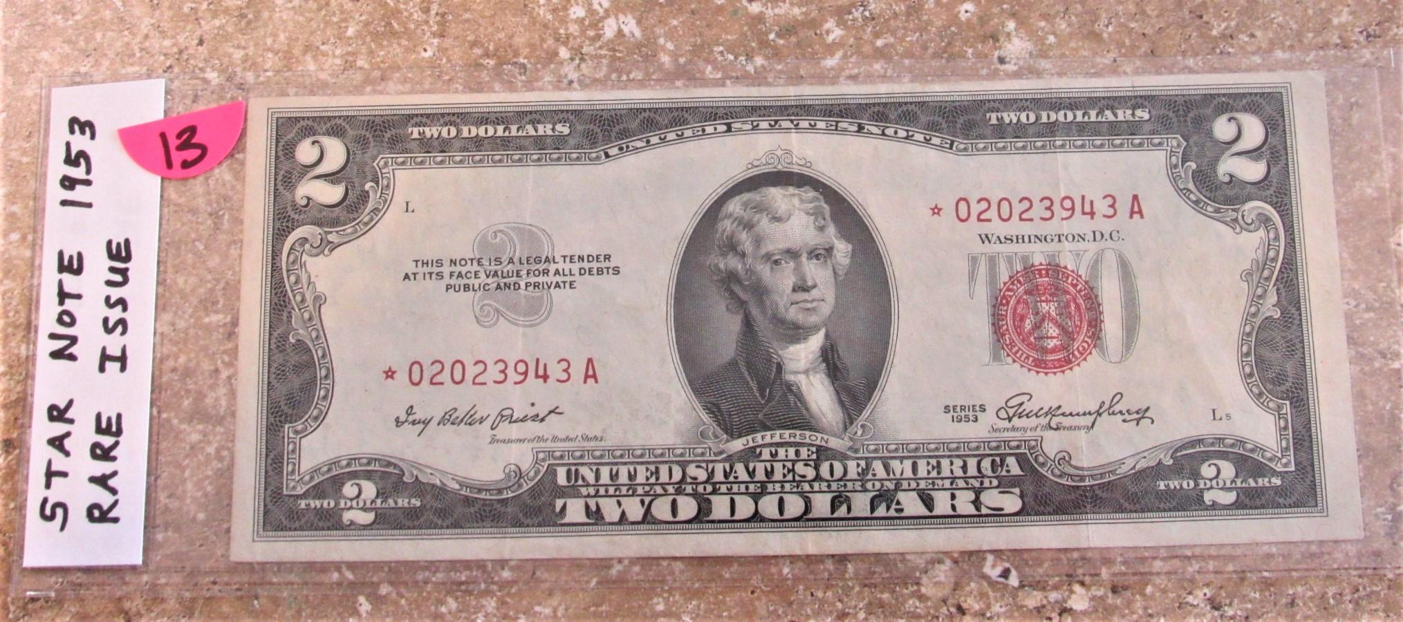 Star Note 1953 $2