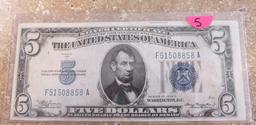 1934 $5 Silver Certificate