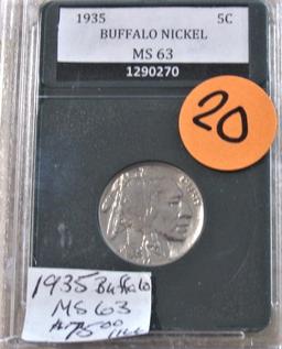 1935 Buffalo Nickel