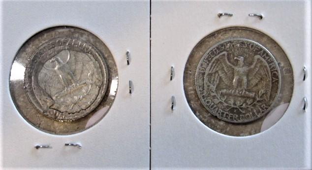 (2) 1961-D Quarters