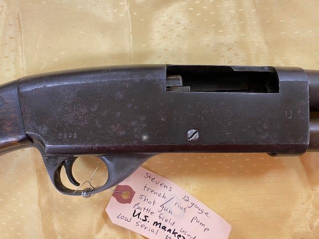 Stevens 12 Ga. Trench/Riot Pump Shotgun