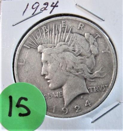 1924 Peace Dollar