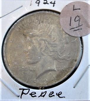 1924 Peace Dollar