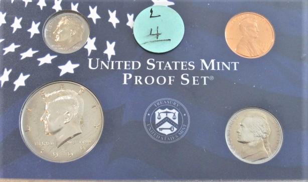 1999 Penny, Nickel, Dime, & Kennedy Proof