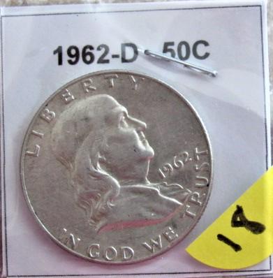 1962-D Franklin Half