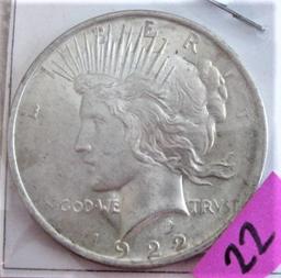 1922 Peace Dollar