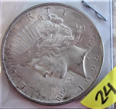 1922 Peace Dollar