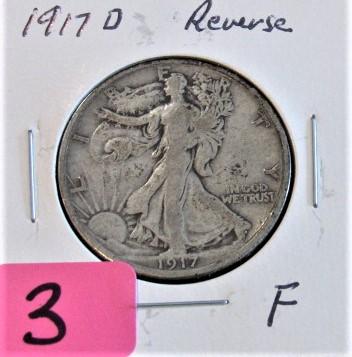 1917-D Walking Liberty Half