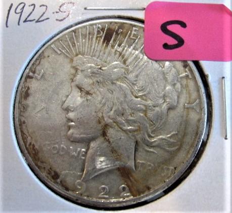 1922-S Peace Dollar