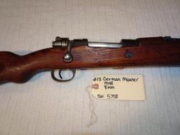 German Mauser 8mm Bolt Action w/crest