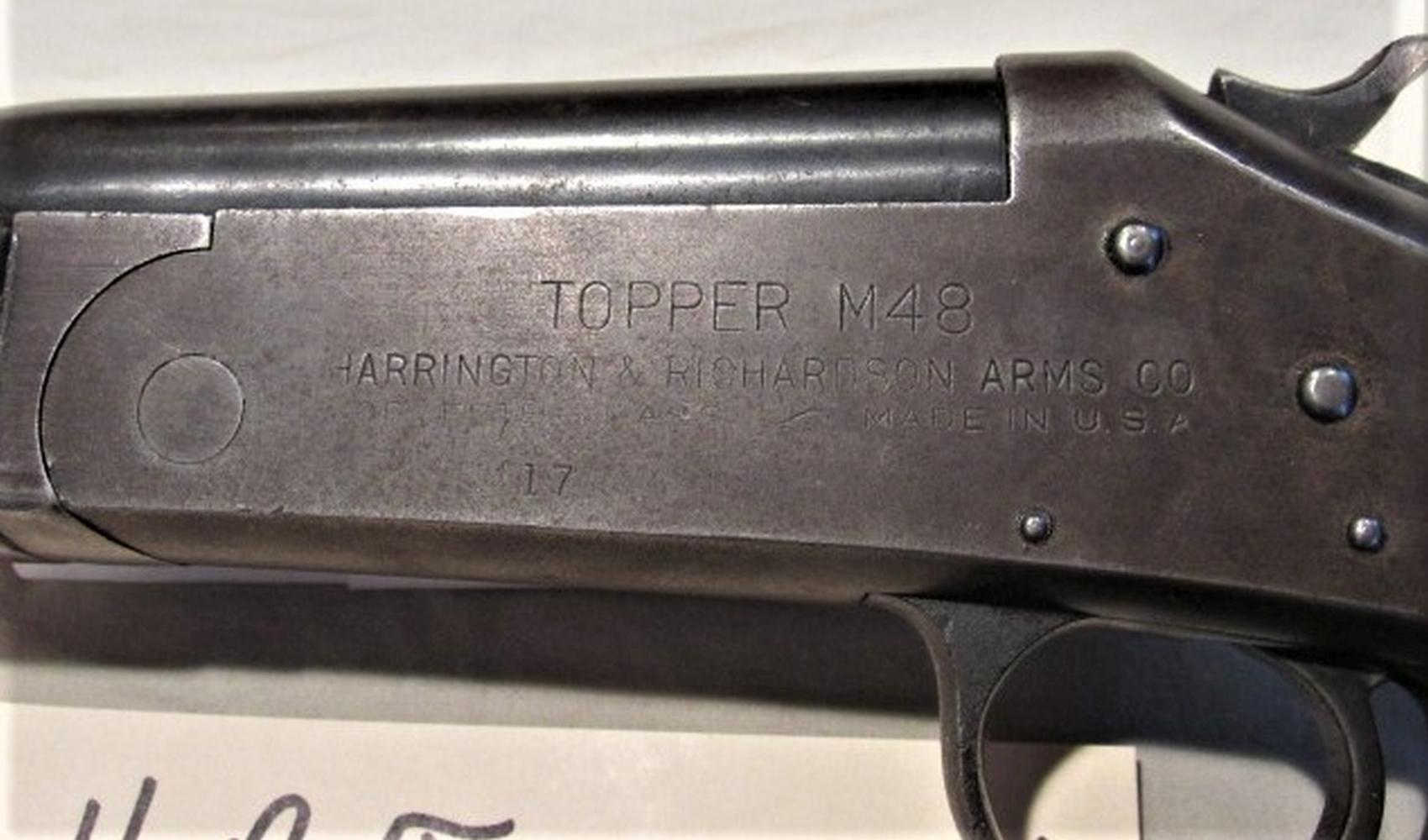 H & R Topper M48 20 ga Single Shot