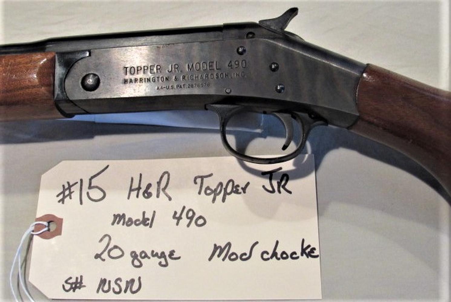 H & R Topper Jr.  Model 490 20 Ga Mod Choke