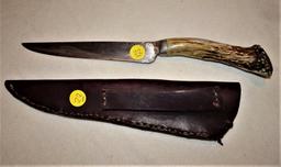 10" Knife & Sheath + 2 knives