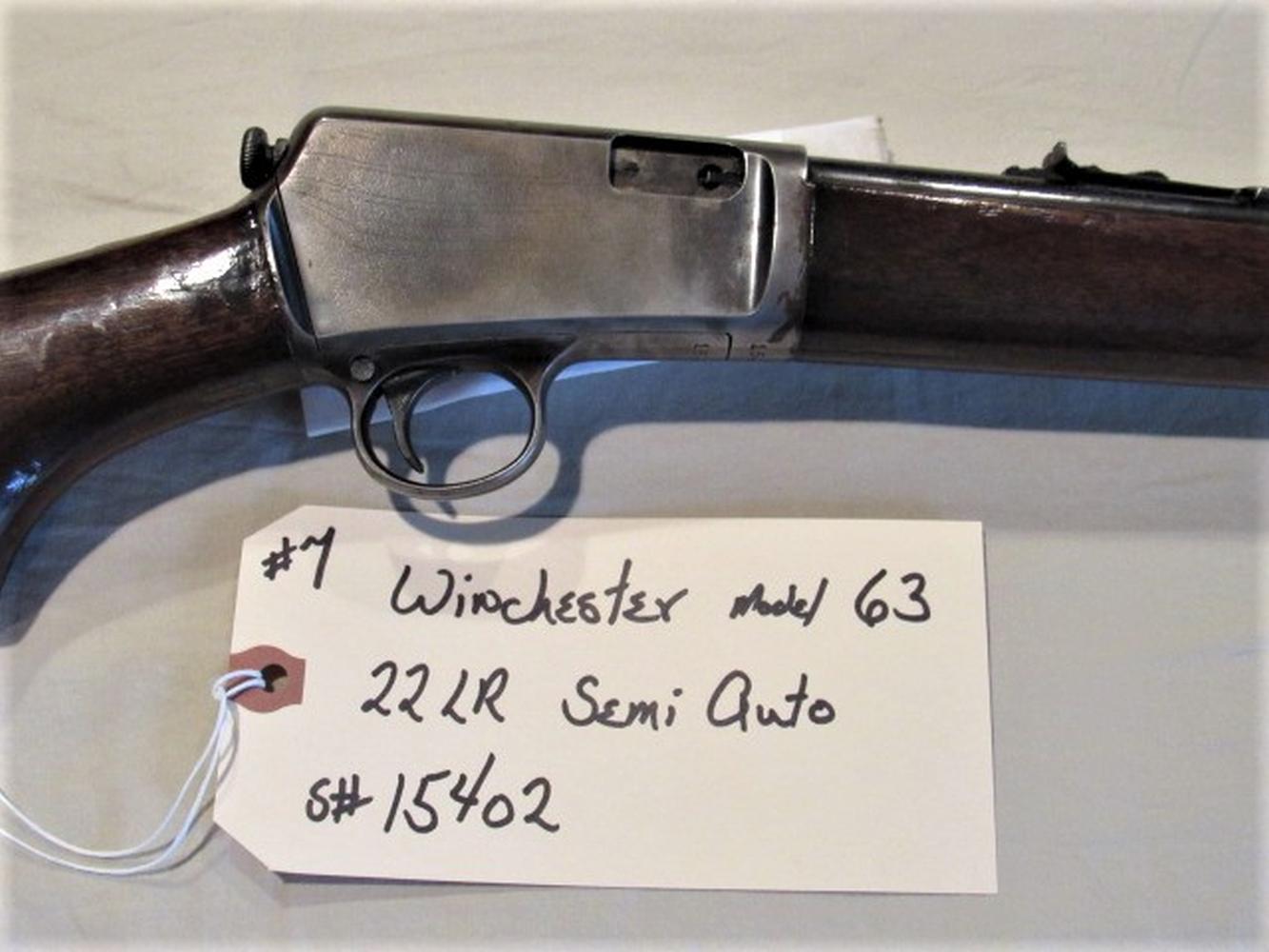 Winchester Model 63 22 LR Semi Auto