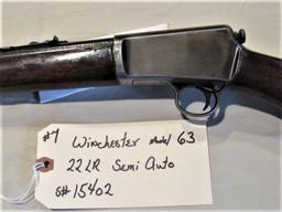 Winchester Model 63 22 LR Semi Auto