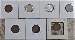 7 Lincoln Cents