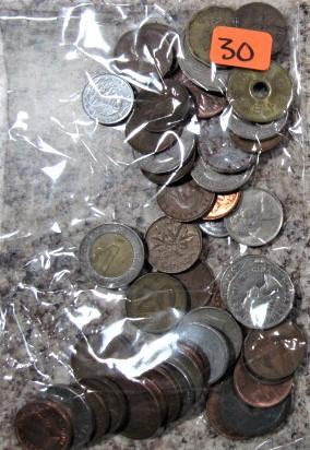 Bag of Foreign Coins