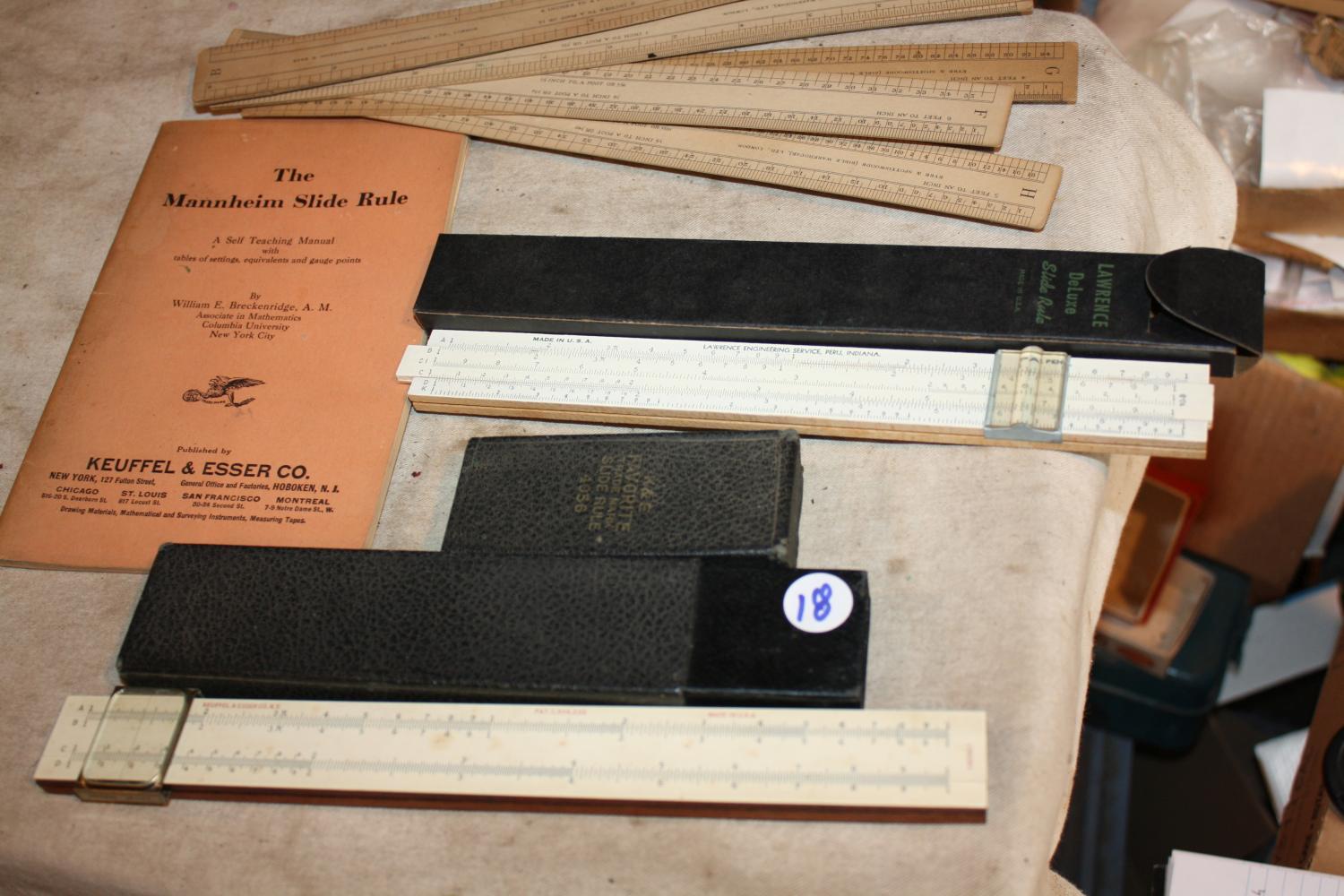 Antique Slide Rules, Etc.