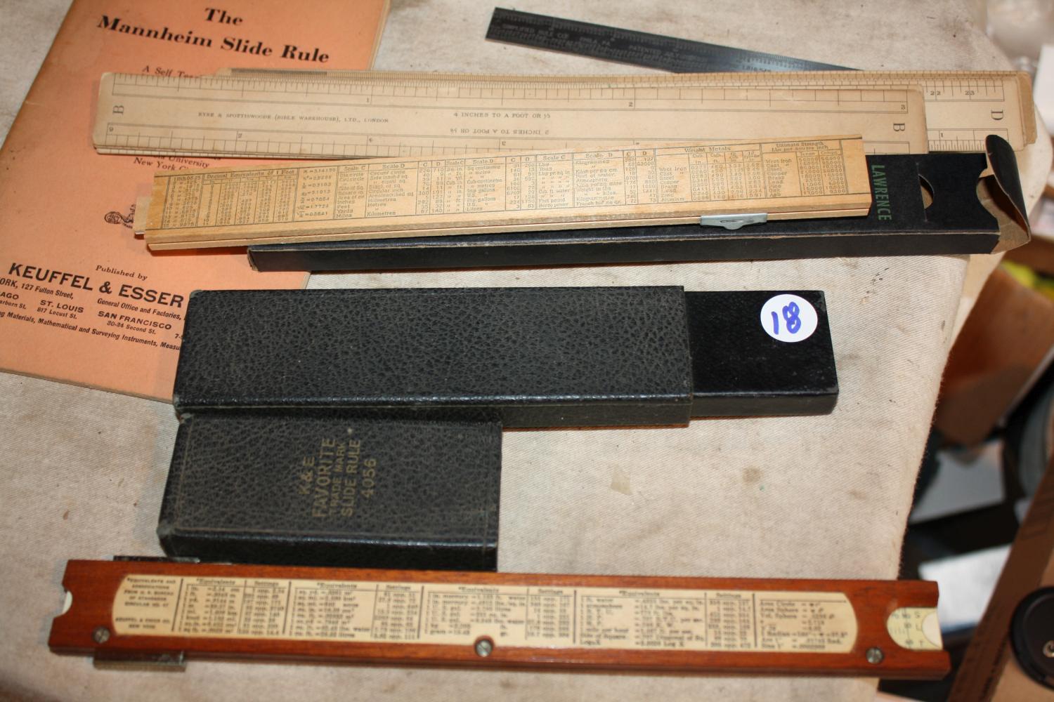 Antique Slide Rules, Etc.