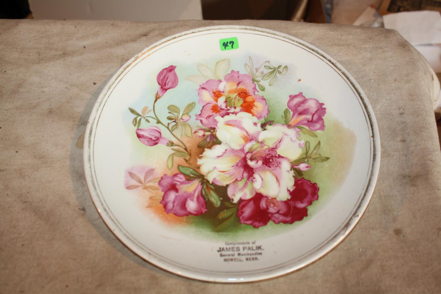 Antique Adver. Plate