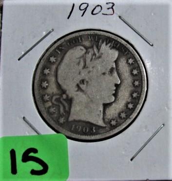 1905-S Barber Half Dollar