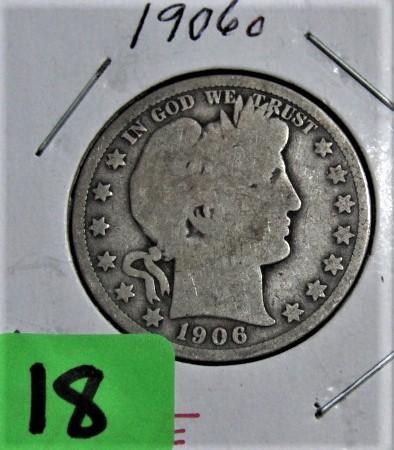 1906-O Barber Half Dollar