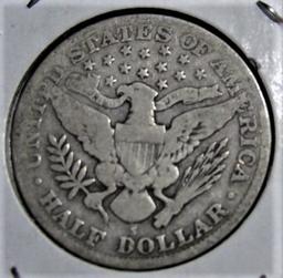 1915-S Barber Half Dollar