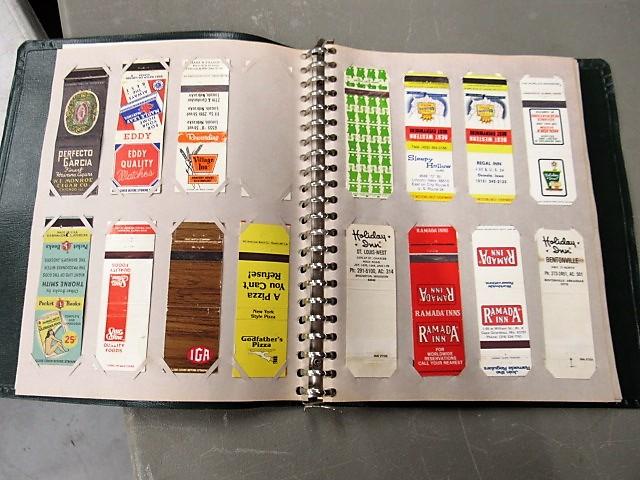 88 Matchboxes in notebook