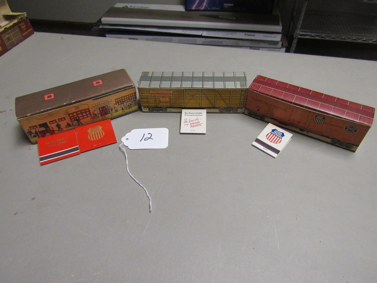 Full Box Union Pacific RR Bookmatches