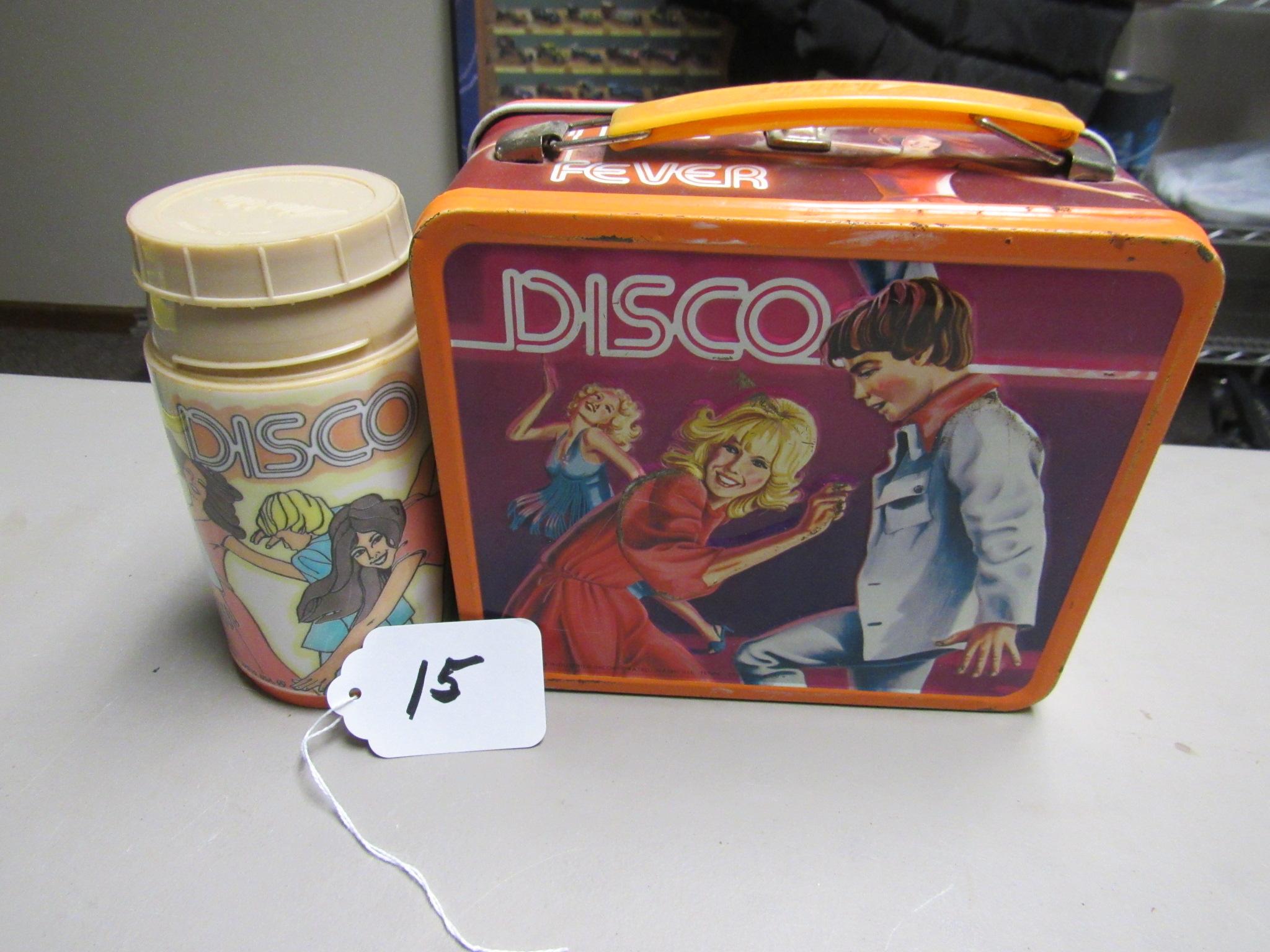 Disco Metal Lunchbox w/Thermos