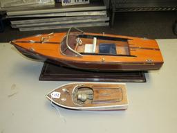 2 Model Boats
