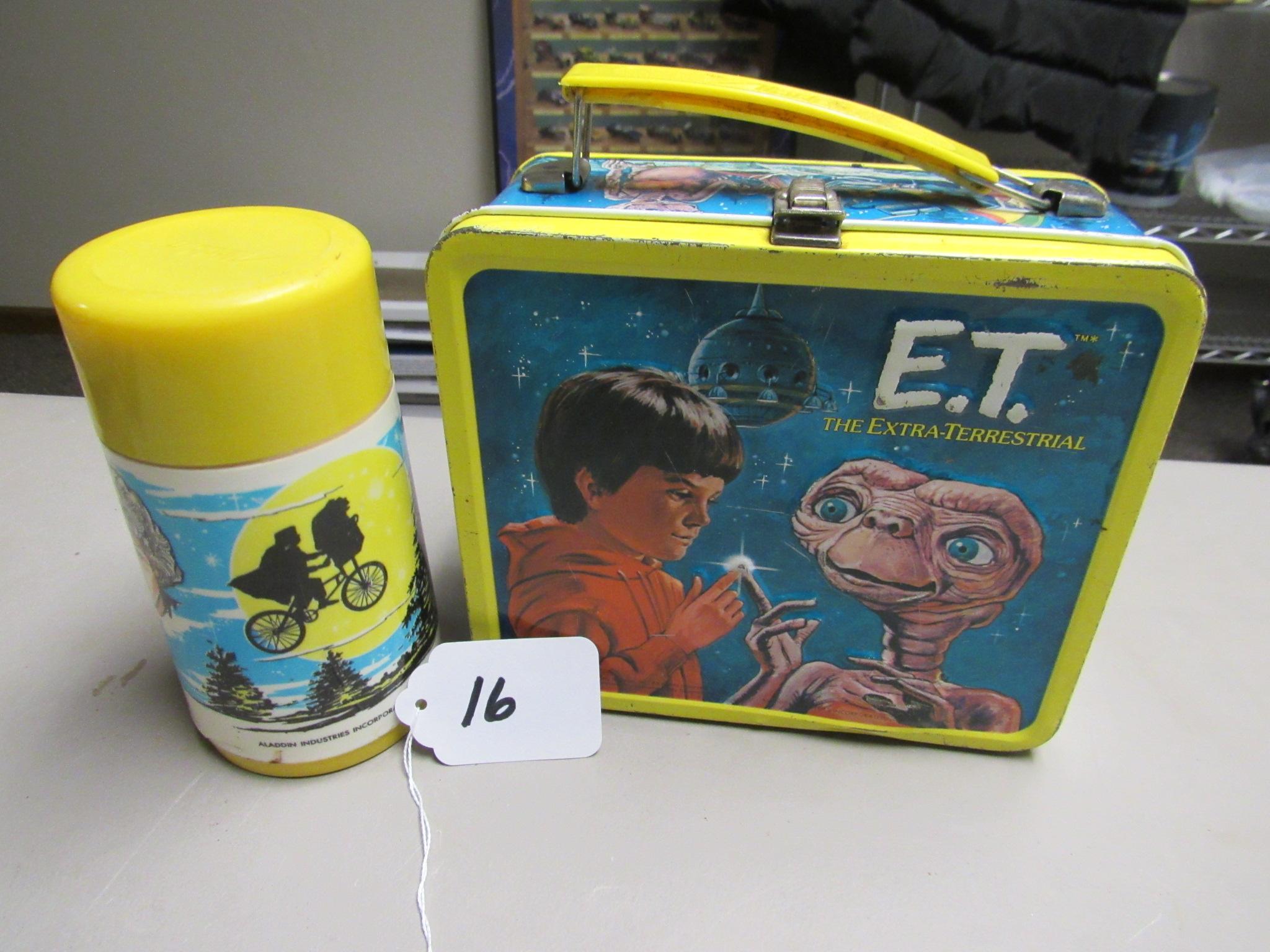 E.T. Metal Lunchbox w/Thermos