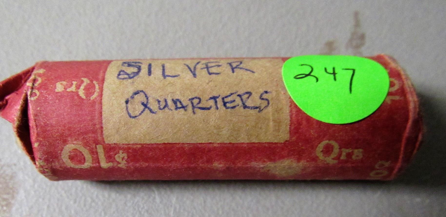 Roll of Silver Quarters