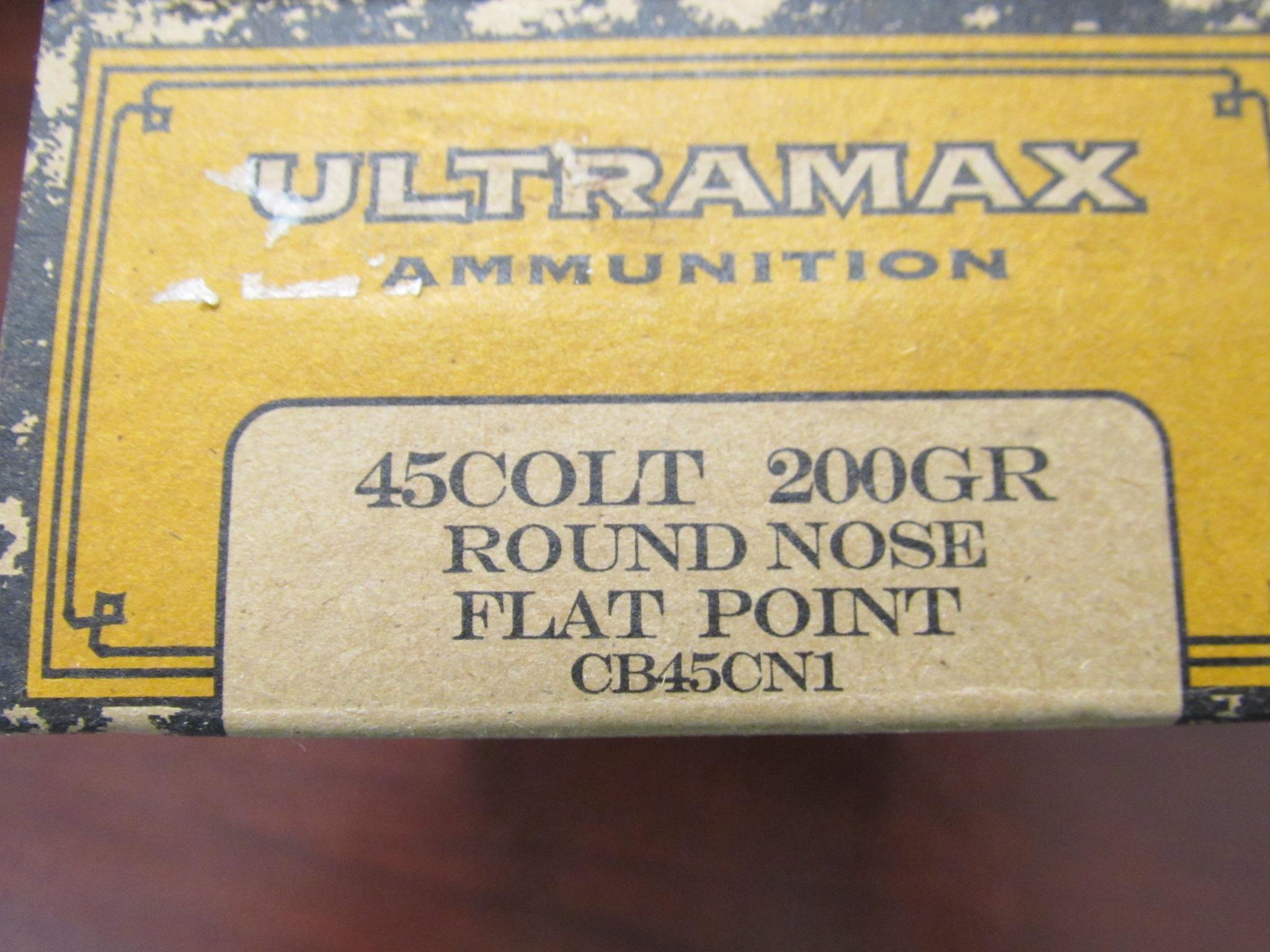 Ultramax 45 colt 200 gr roundnose flatpoint
