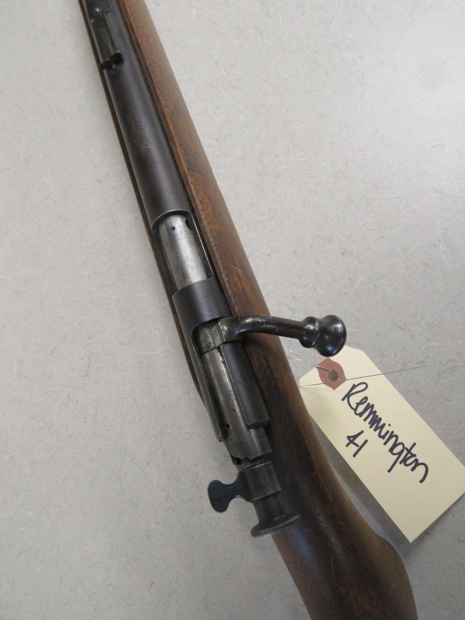 Remmington Model 41 .22 caliber rifle