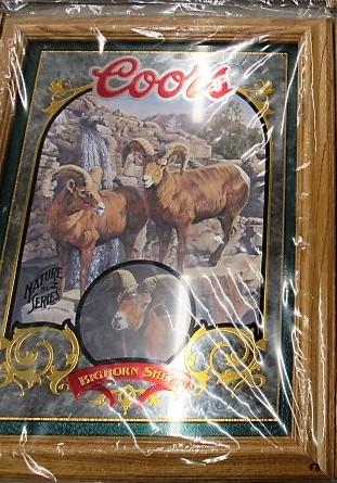 Coors Big Horn Sheep Mirror