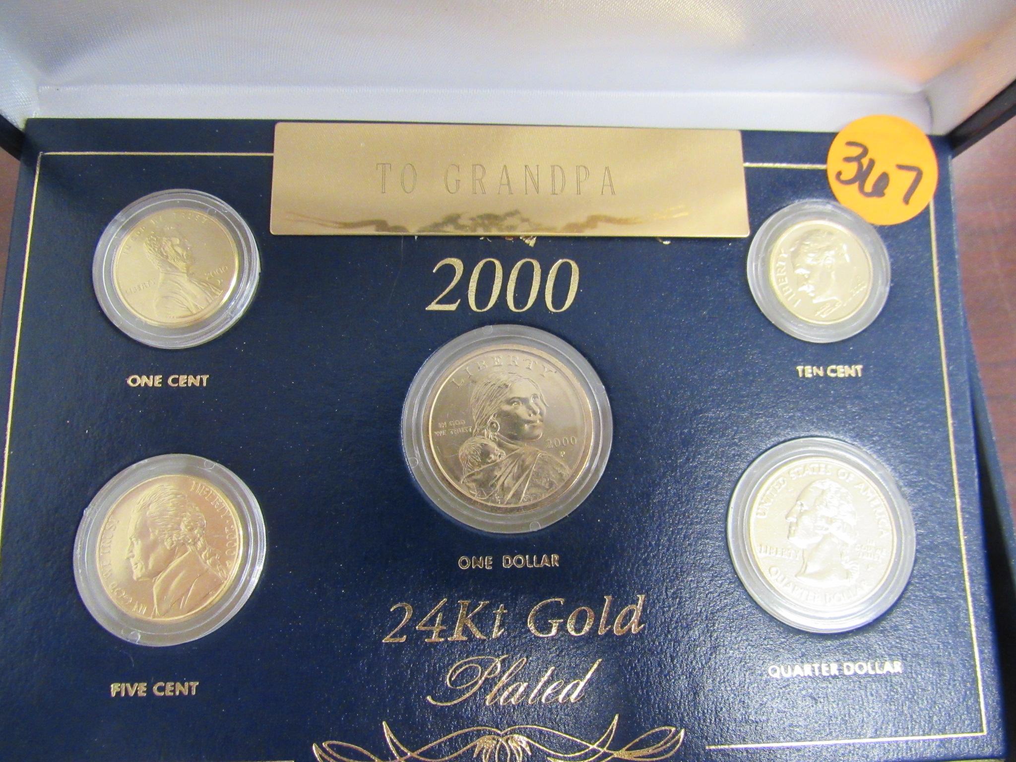 24k gold plated collectors set