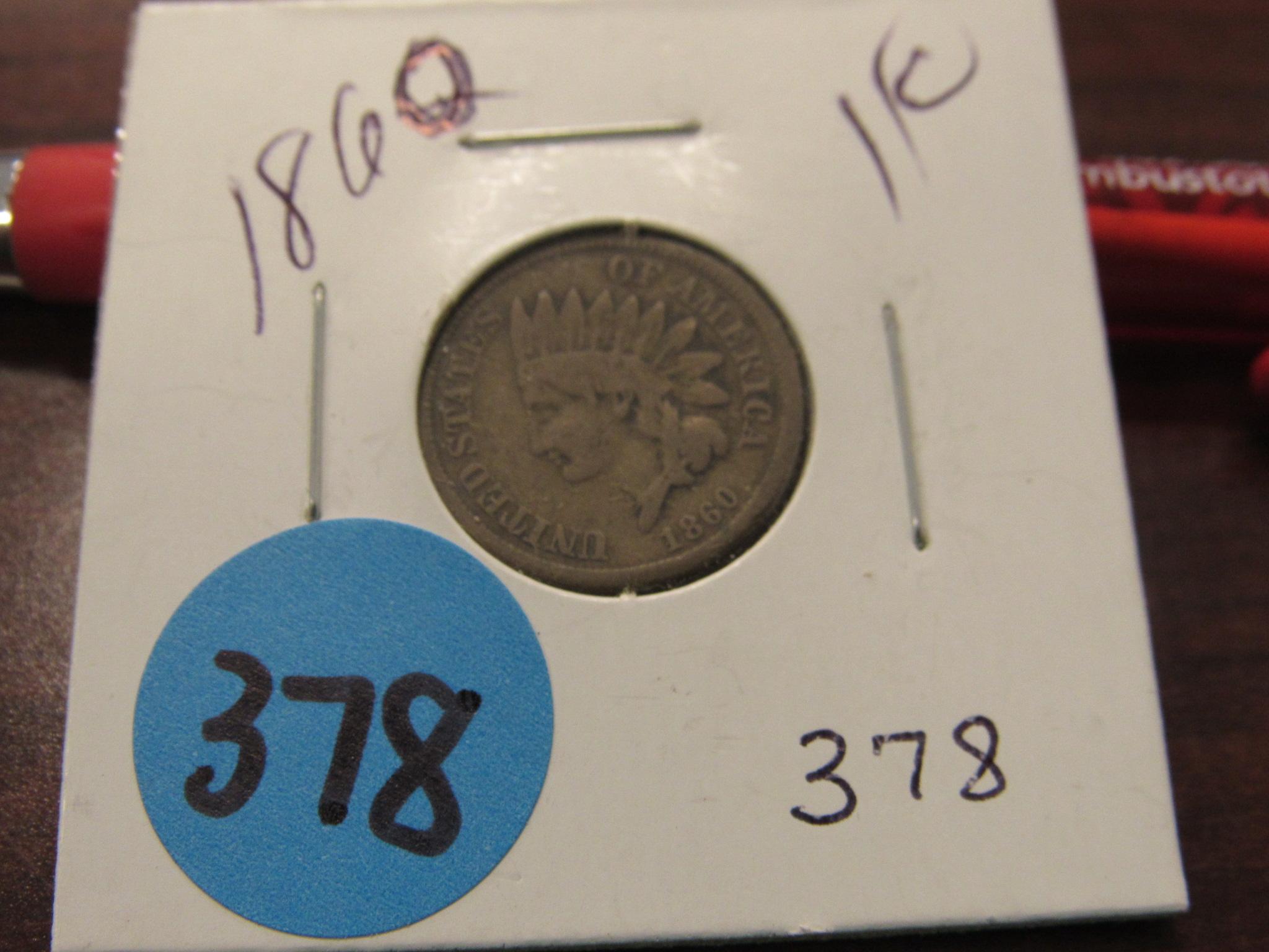 1860 Indian head penny